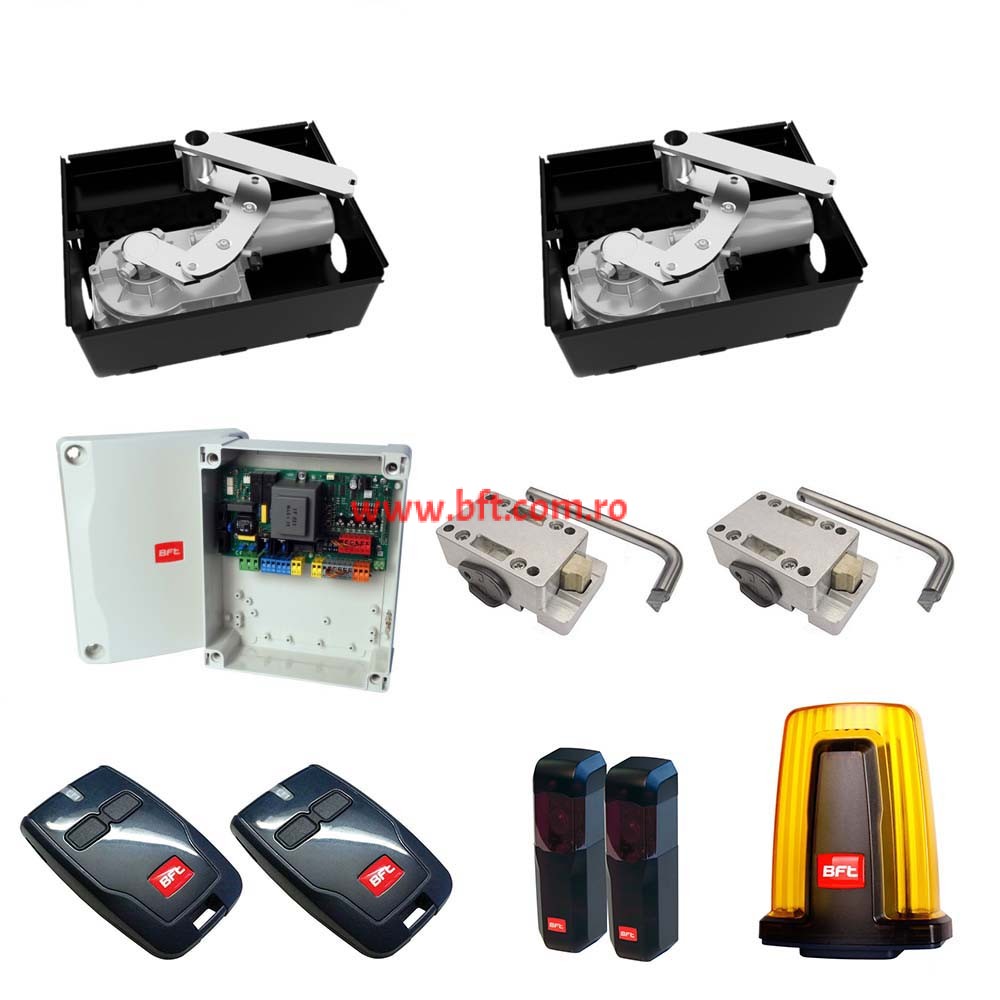 Automatizare porti batante cu motoare ingropate BFT-ELI A35 KIT