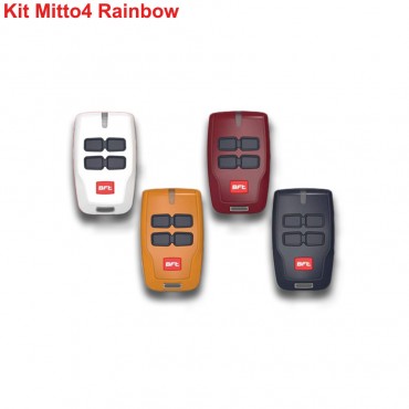 Kit 4 telecomenzi BFT Mitto4 Rainbow