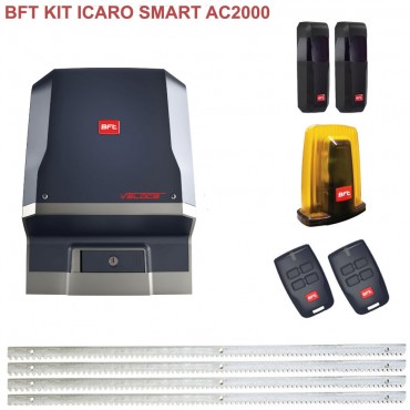 Automatizare poarta culisanta 2000kg, BFT, ICARO SMART AC A2000 KIT